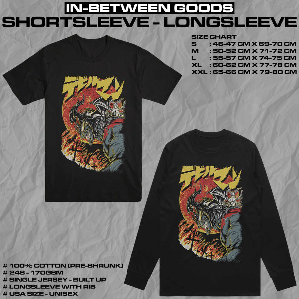 DEVILMAN CRYBABY - THE DEMON HERO | T-SHIRT | LONGSLEEVE | ANIME MERCH