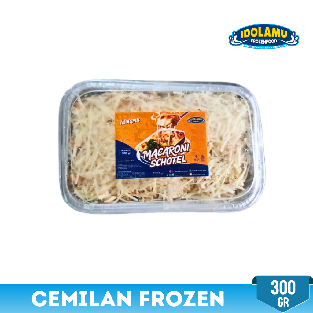

IDOLAMU MAC AND CHEESE SCHOTEL CEMILAN FROZEN KEMASAN 300 GR