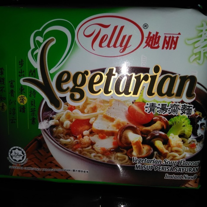 

MIE VEGETARIAN TELLY