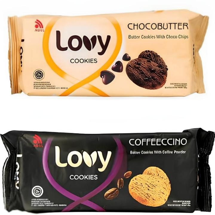 

K MURAH - LOVY Cookies 80gram ChocoButter Coffecino