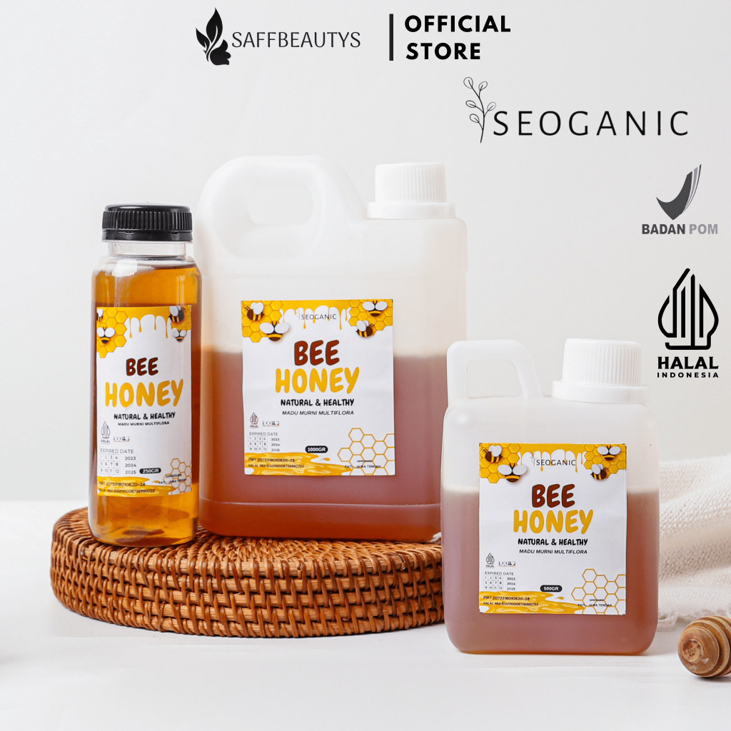 

Bee Honey - Madu Multiflora Asli Original 1kg HALAL & DINKES