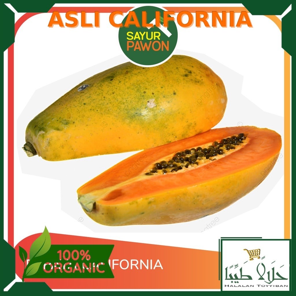 

PEPAYA CALIFORNIA per buah - Sayur Pawon Jogja Per 1 Buah