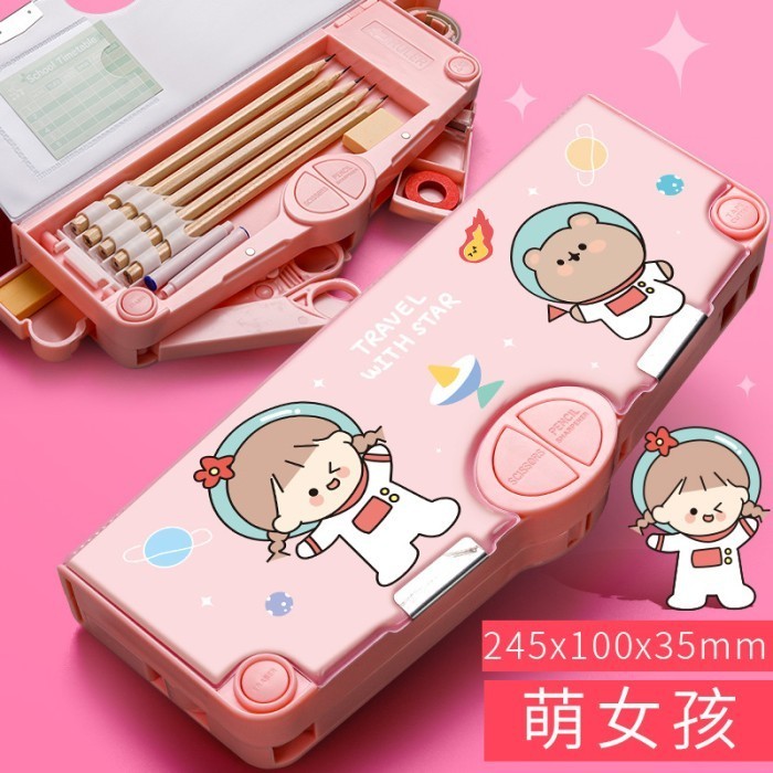 

promo ✨ -Kotak Pensil Anak Sekolah.Tempat Pensil Anak Sekolah ter proof Anti - A-Astronot