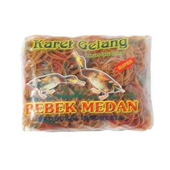 

PROMO ONGKIR KARET PENTING GELANG RUBBER KUAT DAN ELASTIS MERK BEBEK MEDAN ISI 1/2 KG