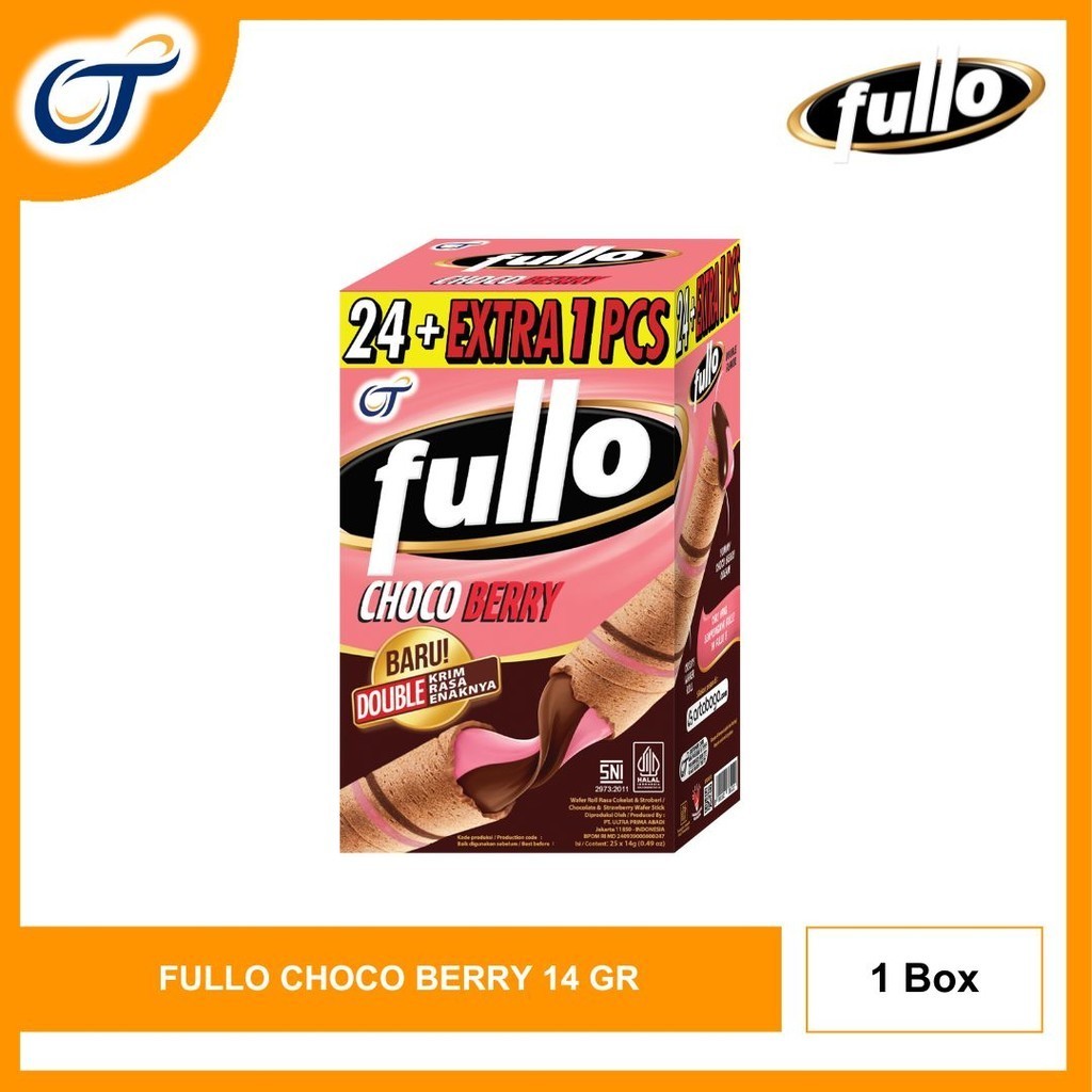 

Fullo Stick Choco Berry 14GR - [1 Box Isi 24 + Free 1 Pcs]