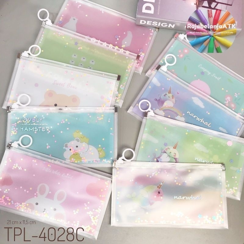 

MAP Zipper Gliter Ukuran 21cm X 11.5cm (TPL-4028C)
