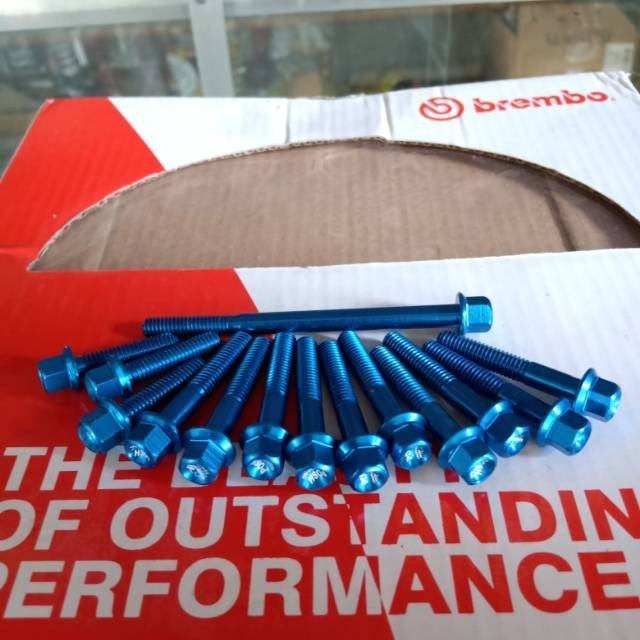 Baut posh thailand blue biru set cvt beat Scoopy karbu bukan probolt variasi