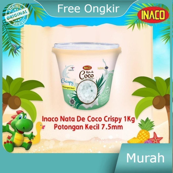 

Inaco Nata De Coco Crispy 1Kg - kotak kecil 7,5