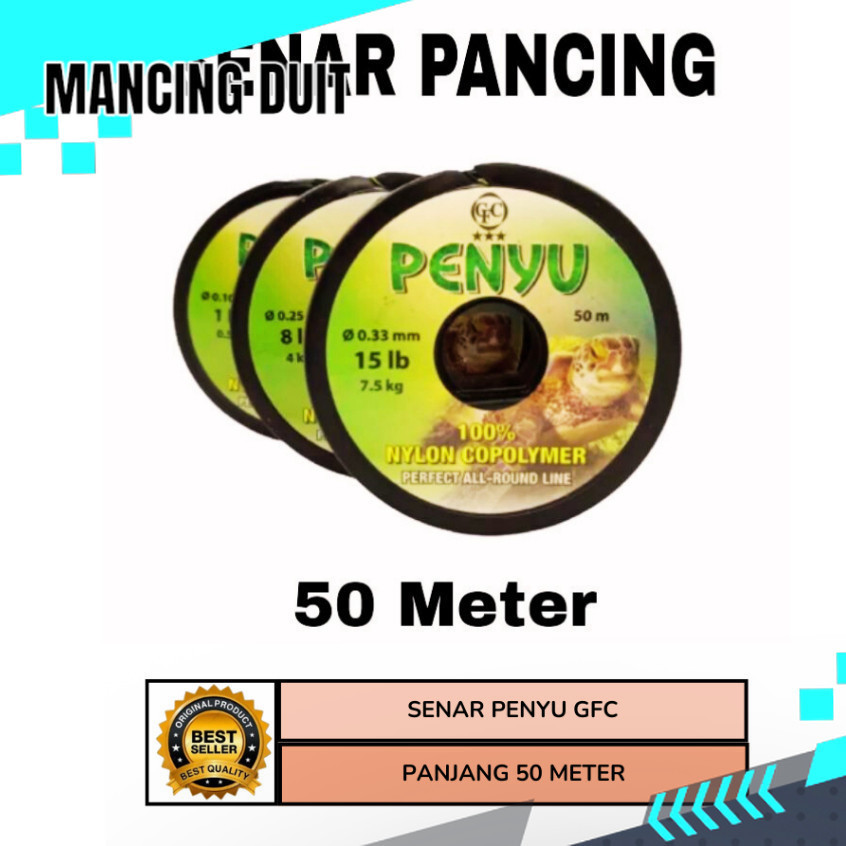 Penyu 50 Meter - senar pancing penyu asli 100% - senar penyu