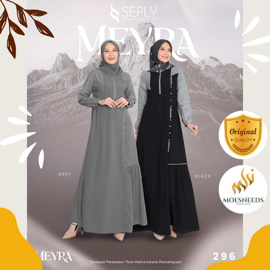 SEPLY Gamis Wanita Terbaru Kekinian Meyra 296