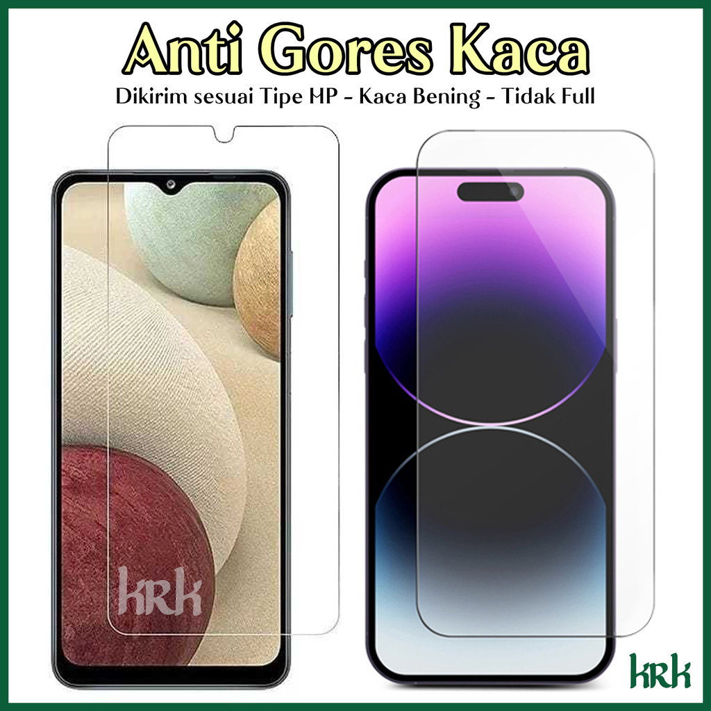 KRK Anti Gores Kaca Bening ZENFONE Live L1 L2 Max Pro M2 Plus M1 Go 5 5.5 inci 2018 Zen 2 3 Zoom Las