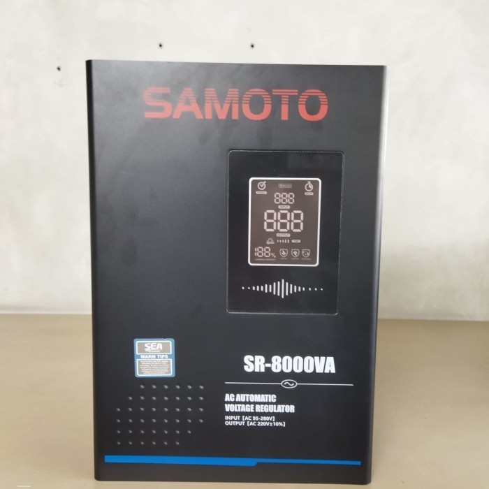 SR8000 SAMOTO Relay Stabilizer 8000VA AVR Stabiliser Relay Controlled Series