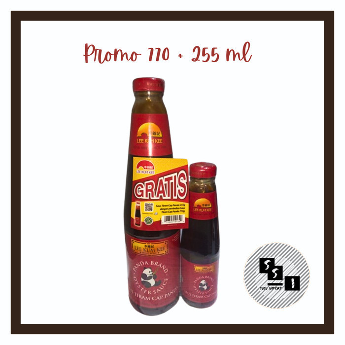 

(PROMO!!) Lee Kum Kee Panda Oyster Sauce/ Saus Tiram Panda 770ml+225ml