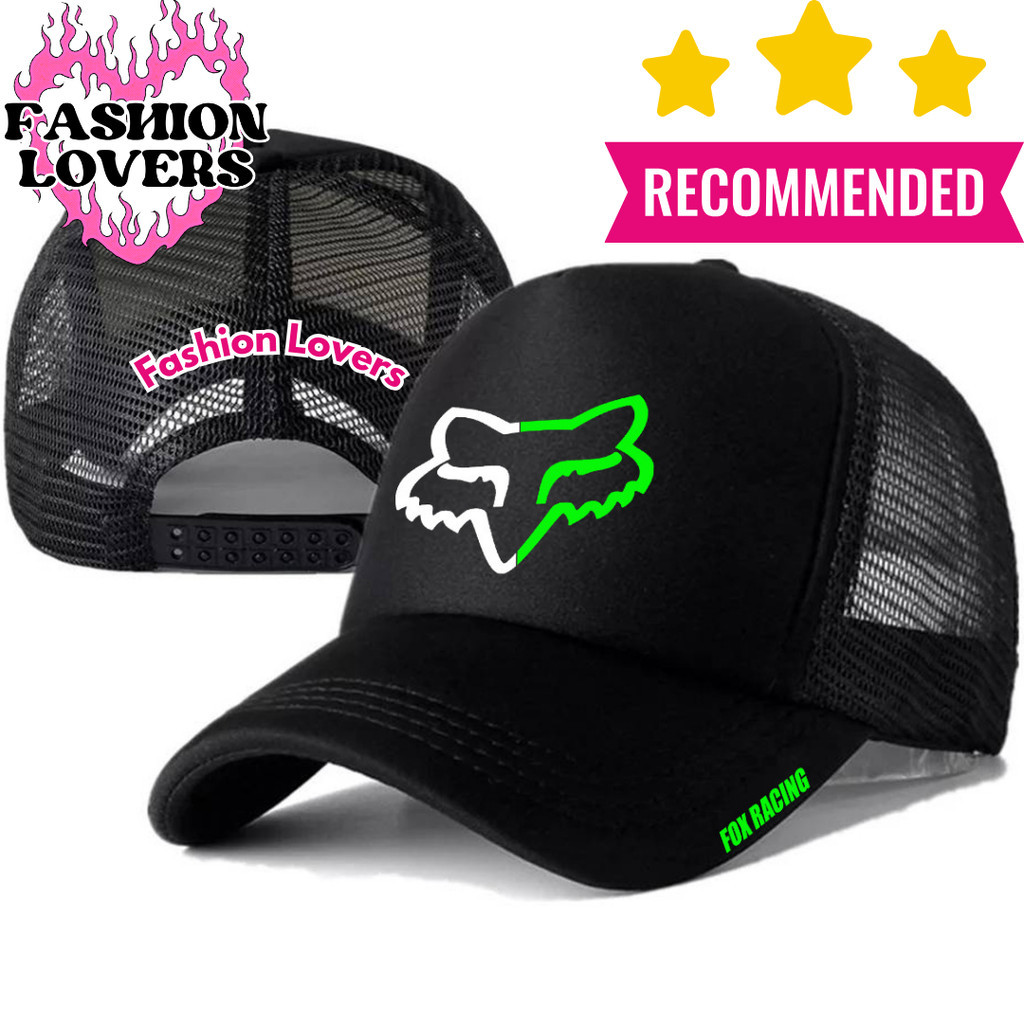 Fashion Loverz Topi Trucker FOX RACING - Topi Distro FOX RACING Logo - Topi FOX RACING Premium - Top