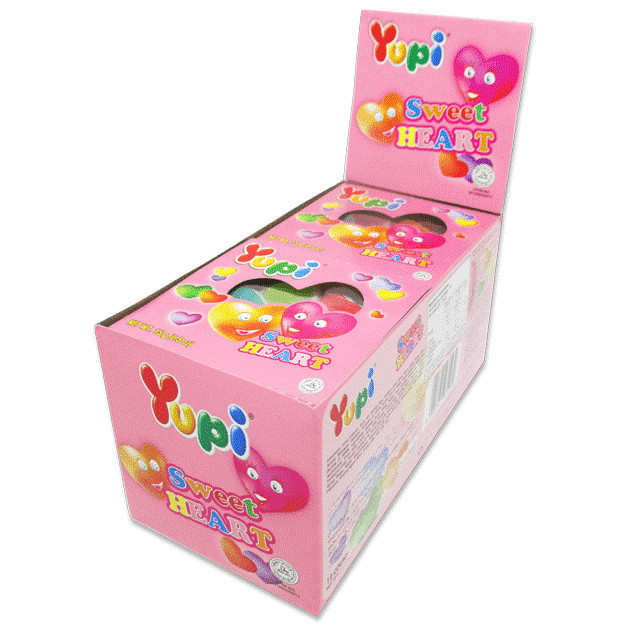 

Permen Gummy Yupi Sweet Heart 15g Isi 12pcs Cemilan Murah dan Enak