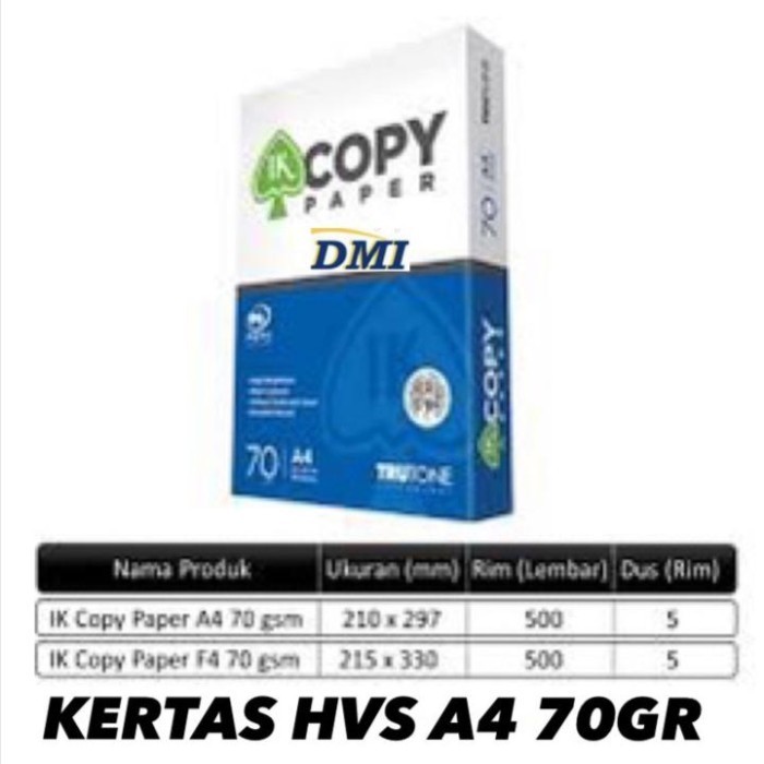 

promo ✨ -Kertas hvs a4 70 gram copypaper