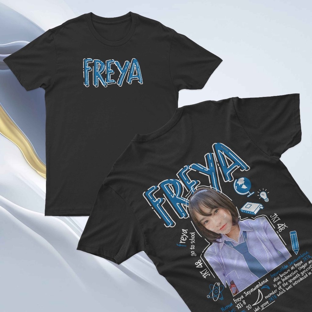 Kaos Freya Jkt48 V3 New Era Freya Jawardana - Tshirt Member Jkt48 New Era FREYA LOKALO IDN,KINGS IDN