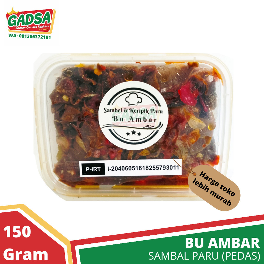 

Sambal Paru Bu Ambar Sambel Pedas Paru Balado