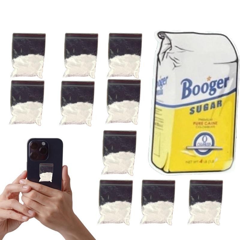 

Coke Bag Joke Sticker Small Blow Bag Prank Sticker Gift Wall Floor Seat Desk Funny Sticker For Home Decoration Party Supplies