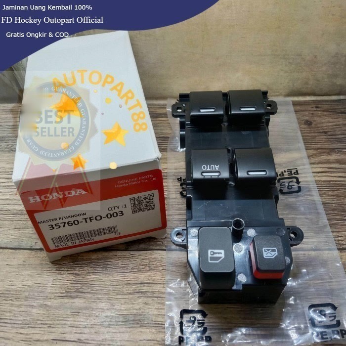 Saklar Switch Master Power Window Honda Jazz RS New CRV Gen 2