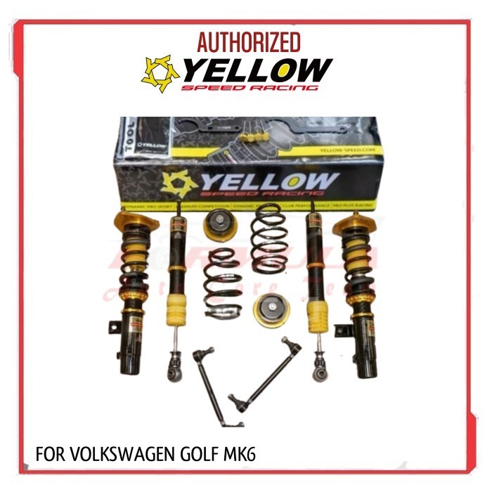 Yellow Speed Racing Dynamic Pro Sport Coilover VolksWagen Golf MK6