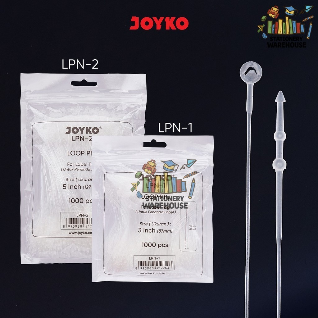 

Loop Pin Label Tag Tali Hang Tag Penanda Label Joyko LPN-1 LPN-2