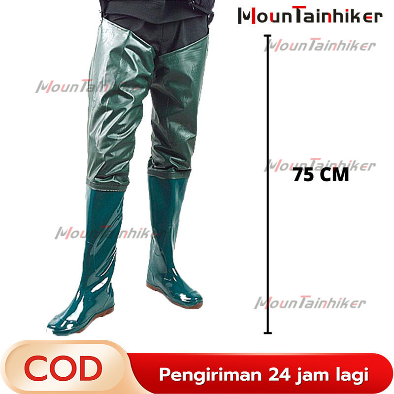 Boot Boots But Pria Wanita Dewasa Karet Sawah Petani Taman Nelayan Ladang Rawa Mancing Lumpur Pasar 