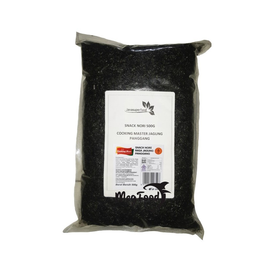 

Rumput Laut Rasa Jagung Panggan Cooking Master Snack Nori 500 Gram