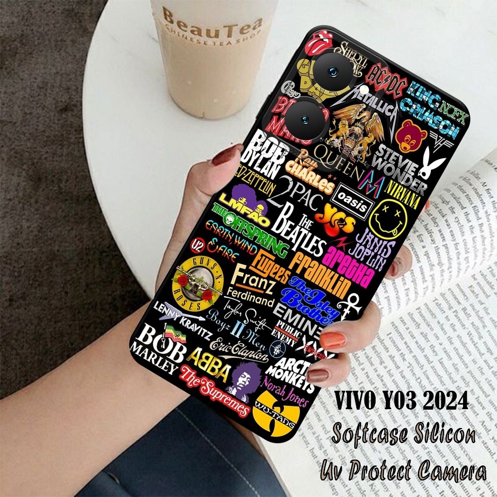 Case VIVO Y03 2024 - VIVO Y03 2024 Terbaru - Softcase  VIVO Y03 2024  - Softcase Pro Camera - Casing