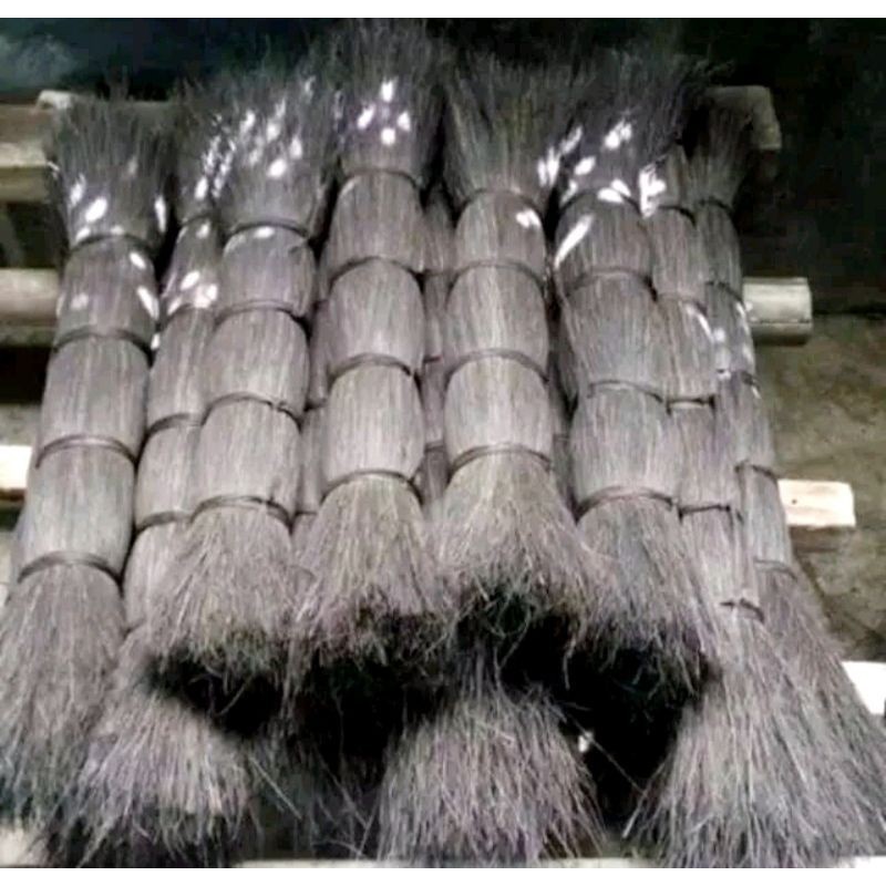 Ijuk aren super panjang /ijuk tebu cocok untuk kakaban/ijuk terlari/ijuk aren sisiran panjang bersih