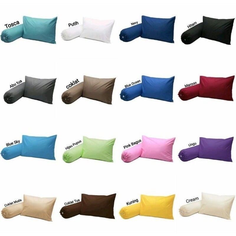 [COD] Sarung Bantal Dan Guling polos embos/Sarung bantal dan Guling embos Halus dan super lembut