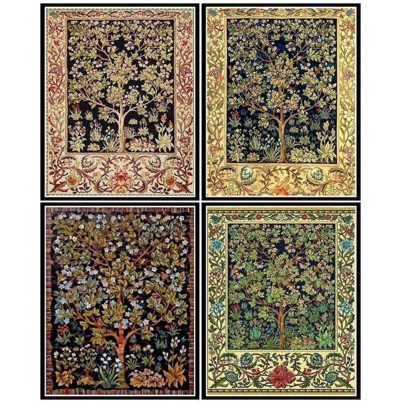 

Oil Painting By Numbers Tree Of Life Kits For Adults Kids Handpainted Diy Coloring By Number Modern Home Decoration