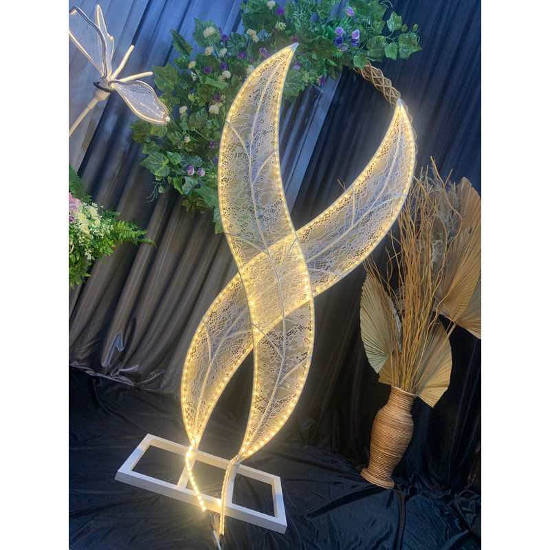 STANDING DAUN SAMA TINGGI, standing kipas, standing lampu, standing dekorasi, lampu dekorasi