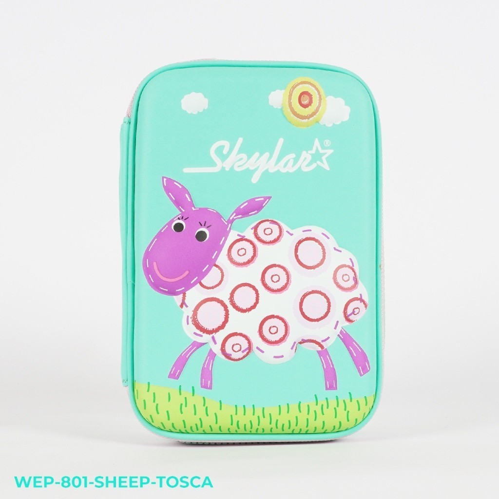 

HenJO Kotak Pensil 3D Anak Sekolah Hardcase Kotak Alat Tulis Pencil Timbul Besar