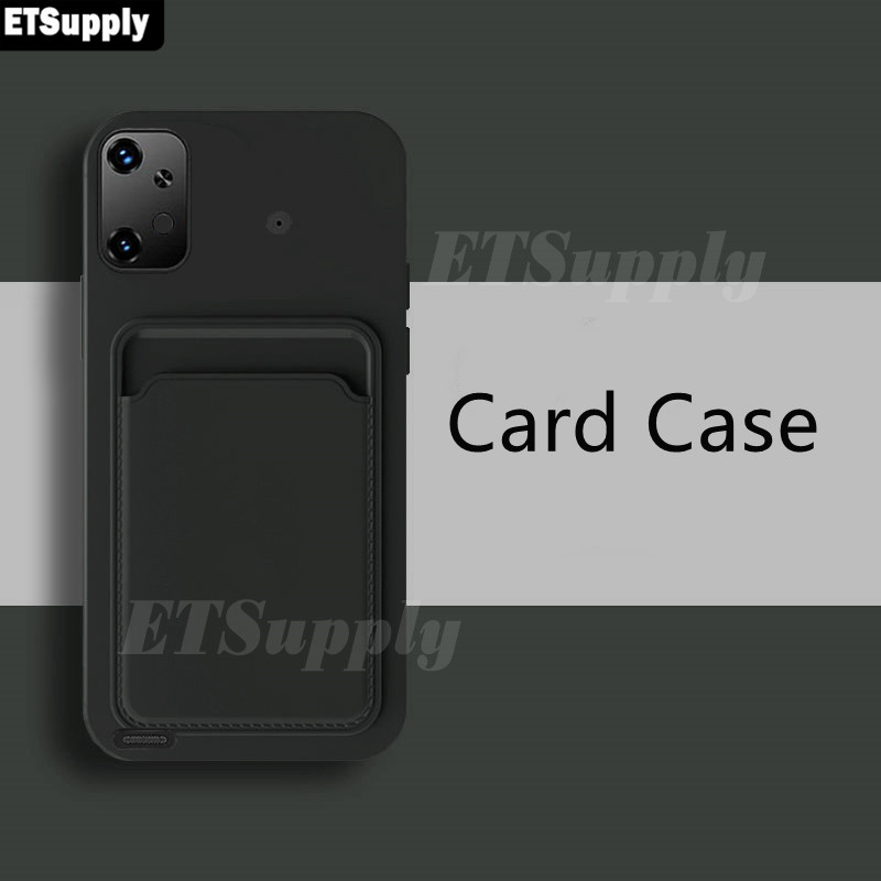 Phone case Umidigi Bison X20 NFC Soft Card Holder Slot Silicone Wallet Back cover Umidigi Bison X 20