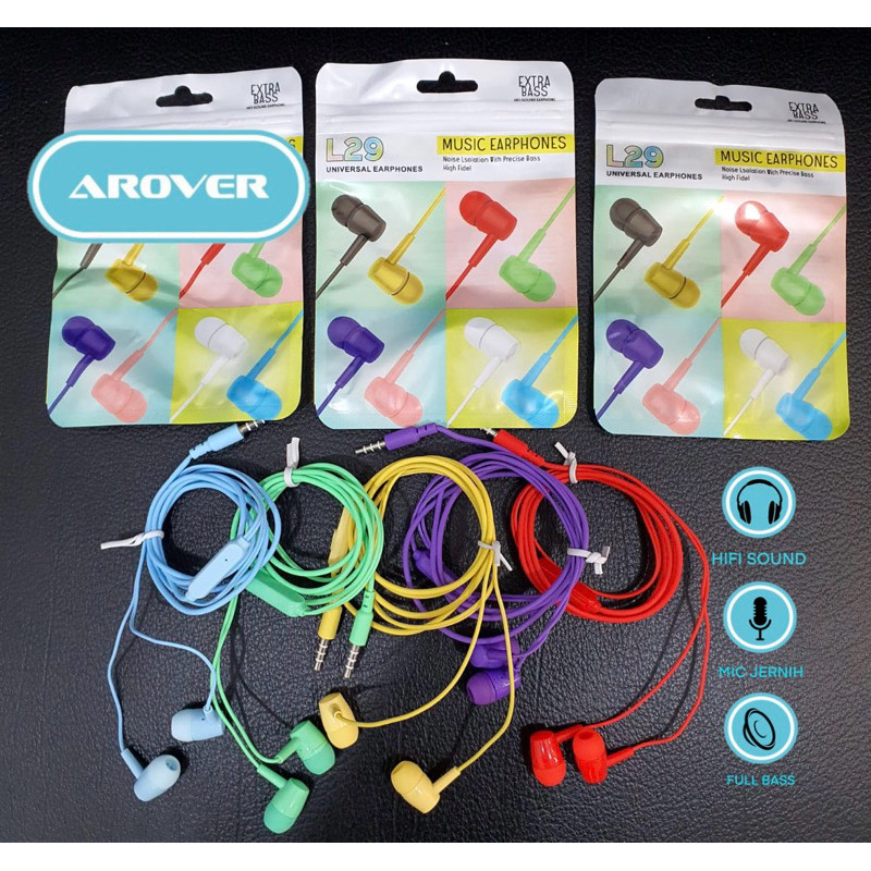 HF AROVER L-29 SUPER BASS DAN SUARA MIC JERNIH