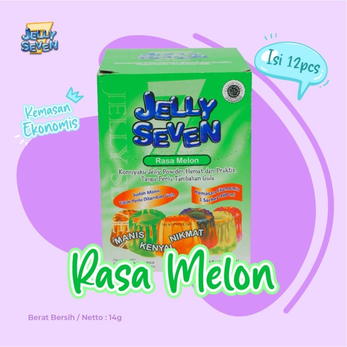 

NEW Jelly Seven Melon 12 pcs - Kemasan Ekonomis