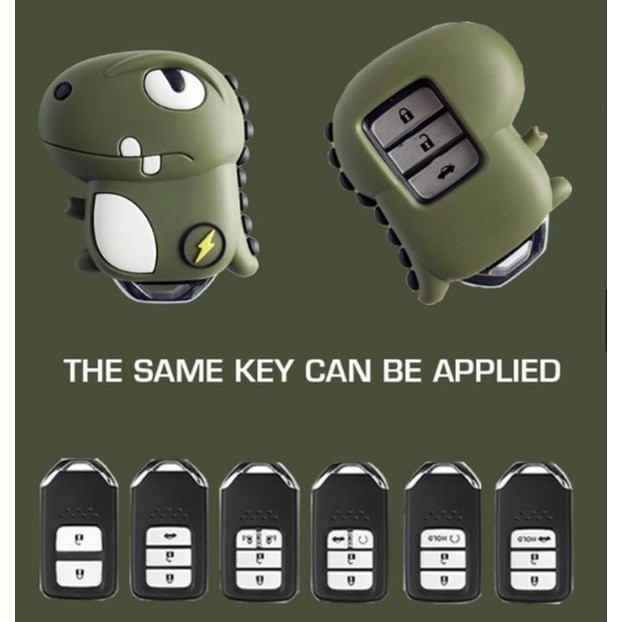 Honda Keyless Cover Key Car Honda  Silikon Case Kunci Mobil /Case Kunci Mobil  Honda Keyless Motor
