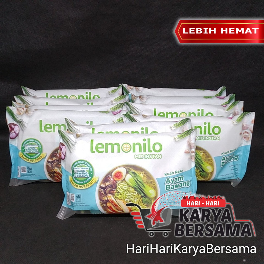 

LEMONILO MI INSTAN KUAH AYAM BAWANG PACK ISI 10'S X 70GR