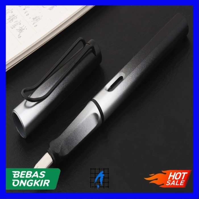 

Pena Pulpen Bolpoin Tanda Tangan Fountain Pen - Hitam