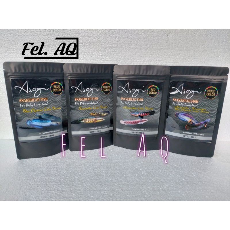 Pelet Asagi Premium Channa Yellow Red Blue Baby 100g Seperti Sakana Akari Exclusive Cana Chana