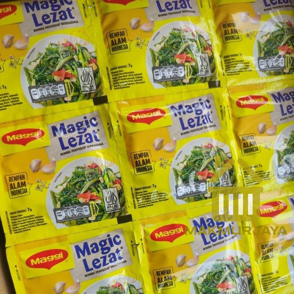 

MAGGI MAGIC LEZAT / PENYEDAP RASA MAGIC LEZAT 1 lembar 72 scahet 7 gr