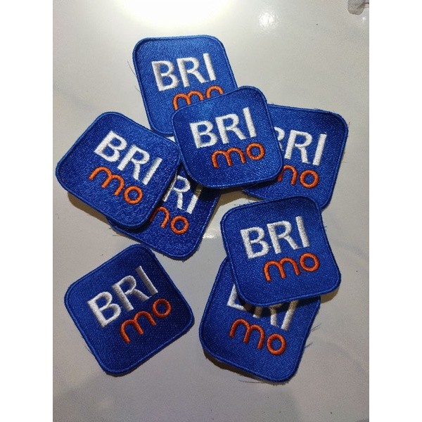 Logo bordir Bank BRI, logo bordir BRI