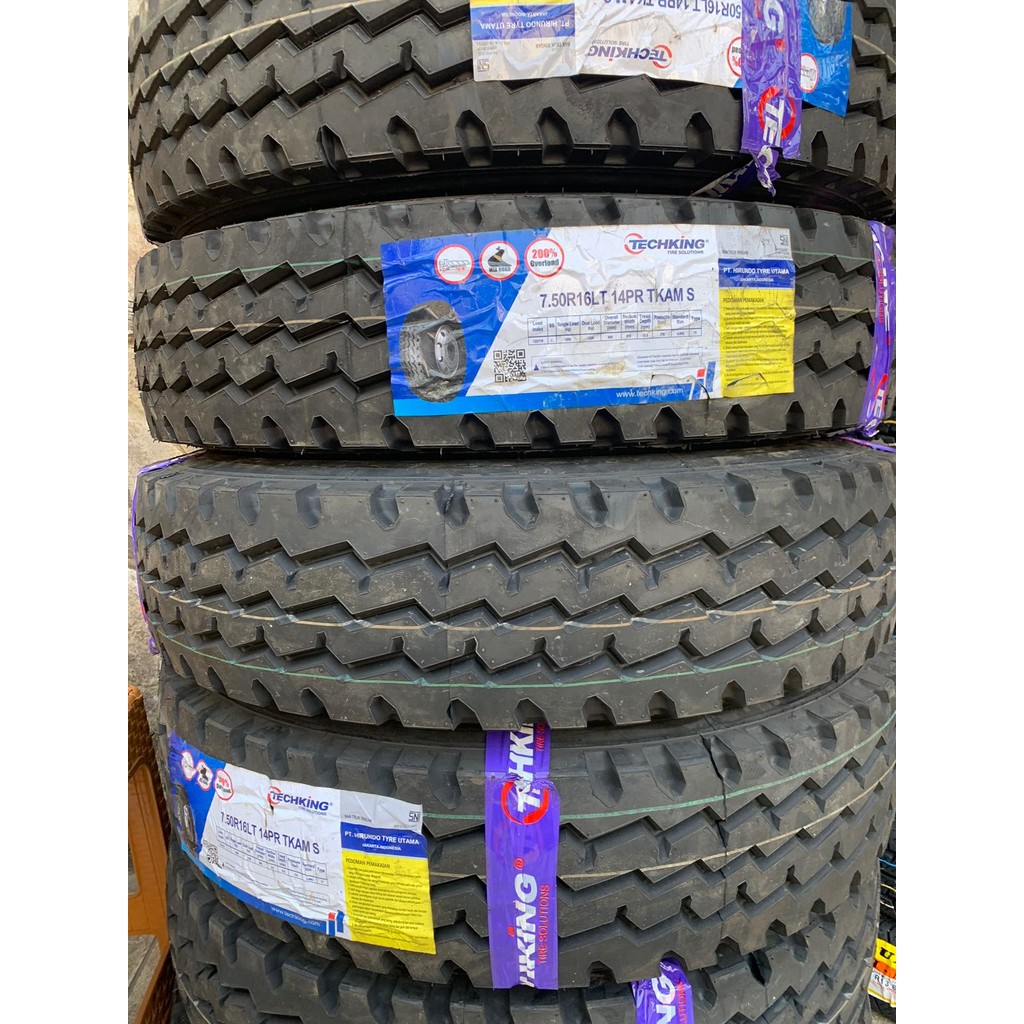750 R16 - Ban Truk Kawat Techking TKAM S Ukuran 750 R16 - Ban Full Set