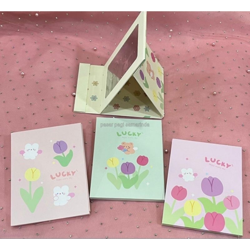 cermin lipat kaca lipat lucu