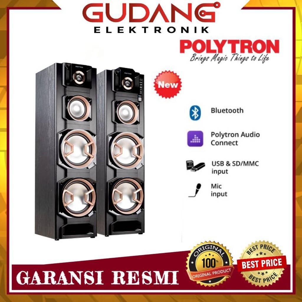 Polytron PAS 8EF28 Speaker Aktif 200W Bluetooth 5.0 Karaoke 2 Woofer 8 Inch