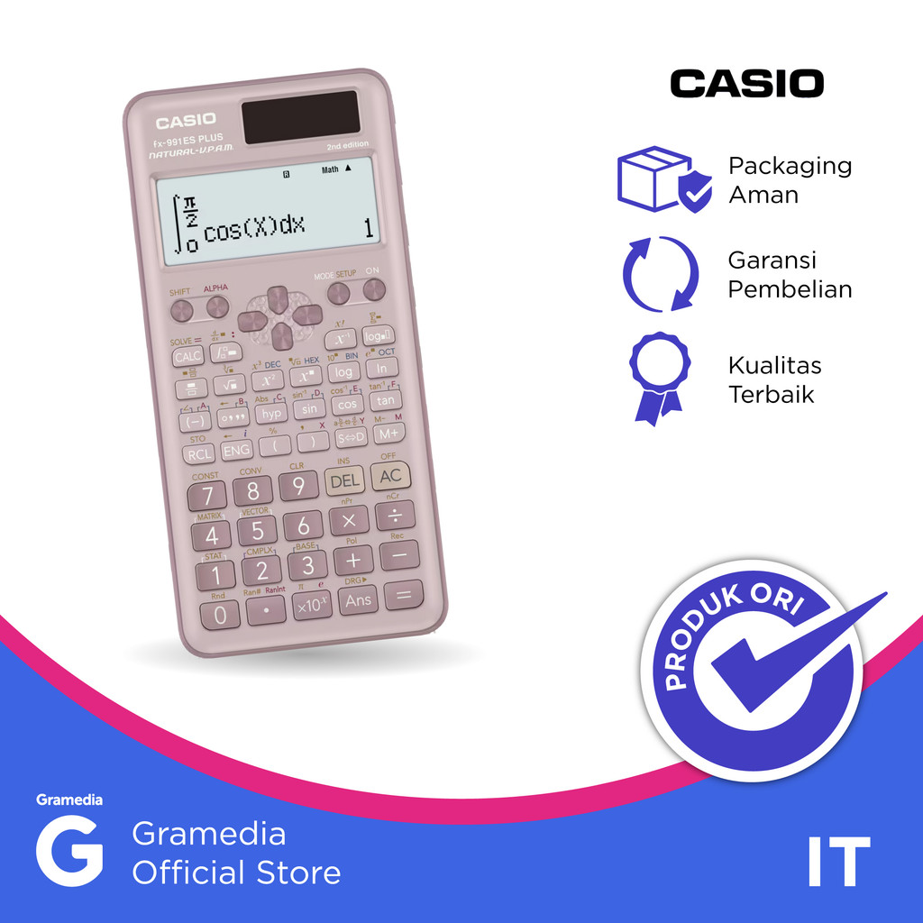 Casio Calculator Fx-991Esplus-2 Pink