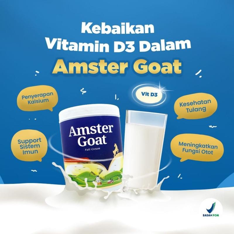 

AmsterGoat Susu Kambing Bubuk 250G Bisa COD