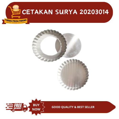 CETAKAN SURYA 20203014 - cetakan kue pie - cetakan pie