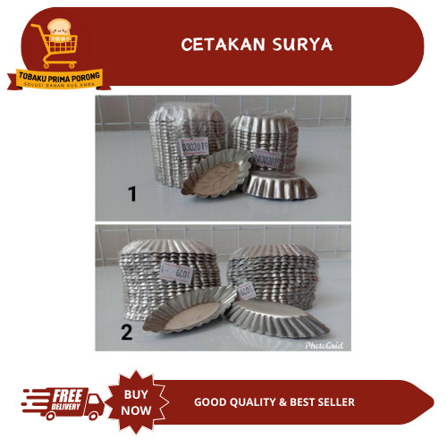 Cetakan kue nastar daun